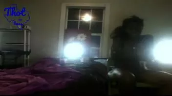 play Thot in Texas - kont naakte ebony slanke hete hoer Afro-Amerikaanse sexy grote kont vrouw