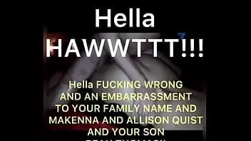 Oynat Makenna ve allison quist anne aka sacramento fahişe jillian legnn quist jones aka slurpydogpussy 1 yıl arka arkaya 1horozfahişe doggyslut olduğunu