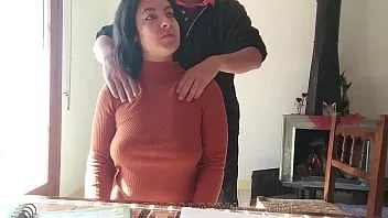 Oynat Koca götlü azgın öğrenci, ona özel ders veren öğretmen tarafından becerdin alır