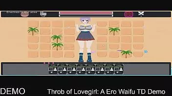 播放 Lovegirl 的悸动：一个 ero waifu td 演示