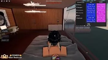 play Roblox-Dienstmädchen wird von einem Hengst wie ein Onahole benutzt
